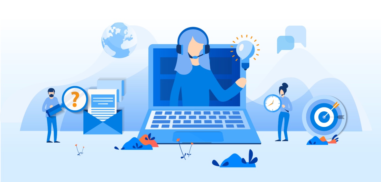 Illustration of 24/7 IT support services ensuring continuous uptime and remote assistance for Louisville businesses