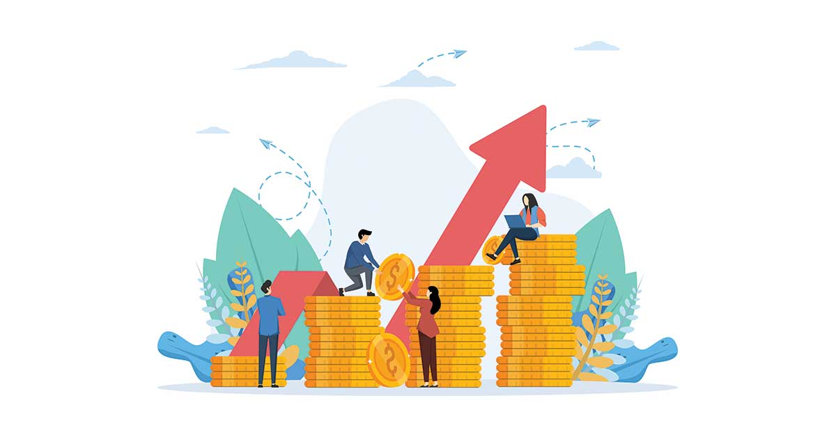 Team managing return on investment concept to illustrate ROI of Managed IT Services in Louisville