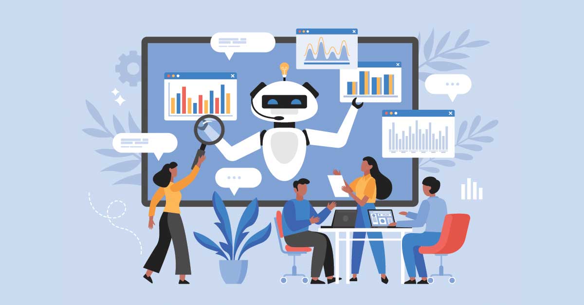 Visual representation of AI readiness challenges like shadow IT, permission sprawl, and poor metadata in business data infrastructure