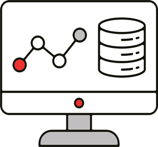 Icon representing low-code Power Platform app development and workflow automation