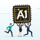 Business professionals embracing AI adoption to drive innovation, efficiency, and workplace success