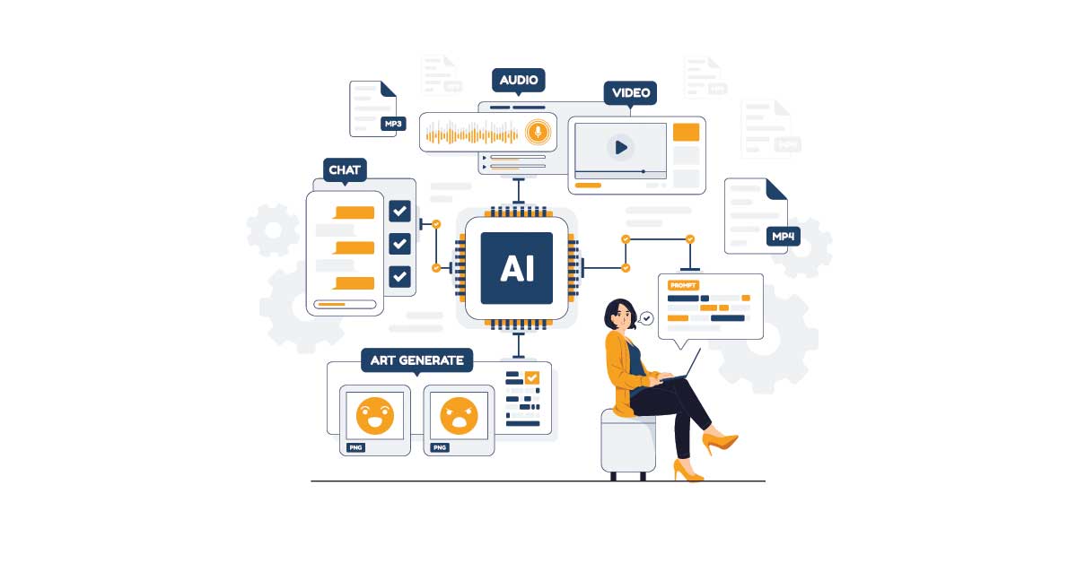 Illustration of AI neural network and servers symbolizing GPT-5 onboarding and IT environment readiness with Louisville Geek
