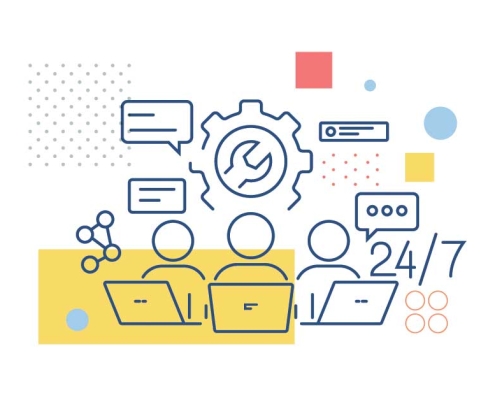 24/7 IT monitoring and support provided by co-managed IT services