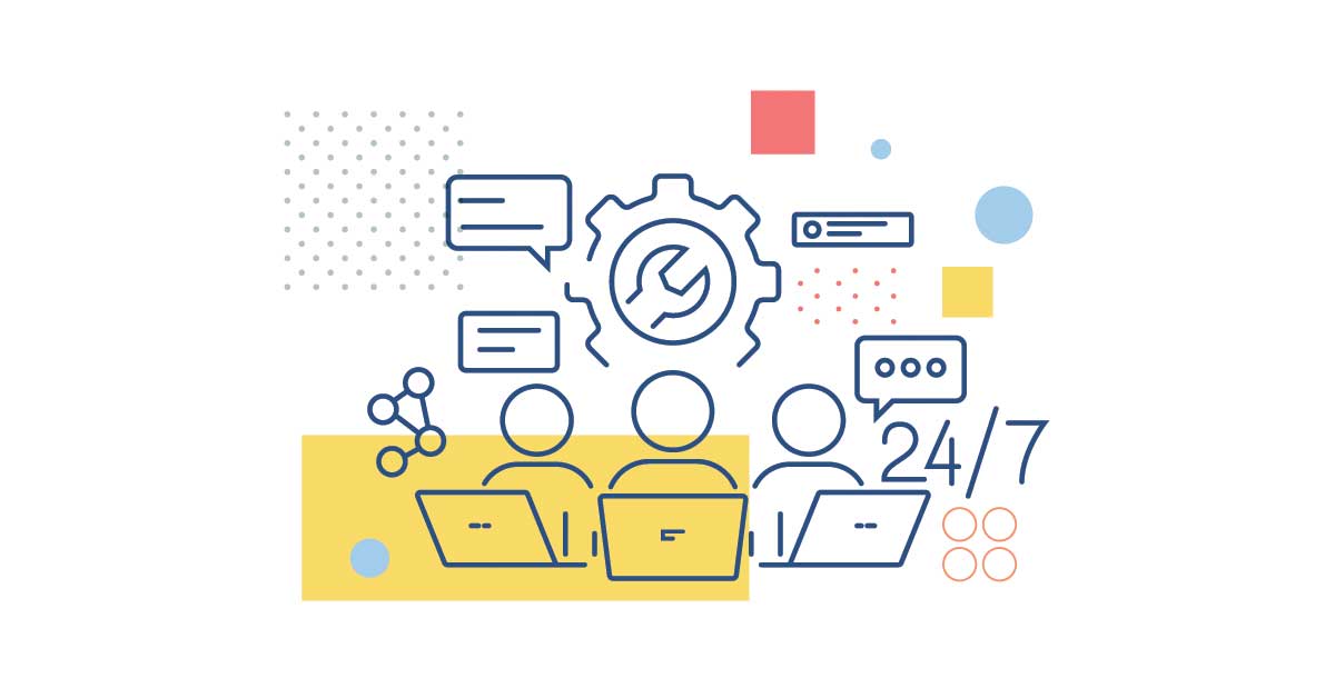 24/7 IT monitoring and support provided by co-managed IT services