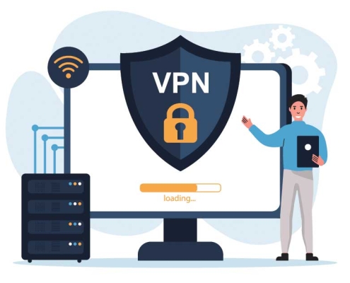 Conceptual illustration highlighting the hidden costs of legacy VPN compared to modern SASE architecture for secure remote access