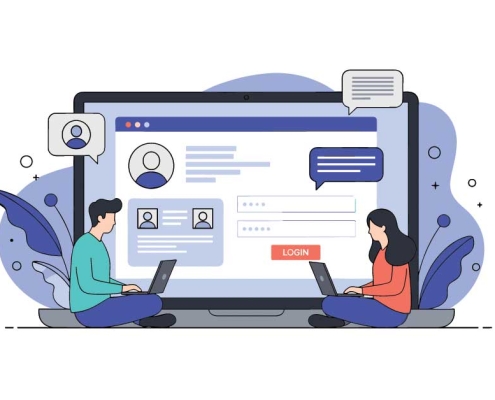 Illustration of a layered security model protecting collaboration apps like Microsoft Teams, Slack, Dropbox, and Google Drive with Check Point Harmony Email & Collaboration.