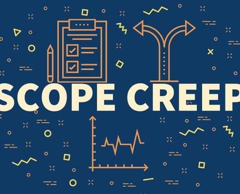 Business leaders discussing how to avoid scope creep in IT service agreements