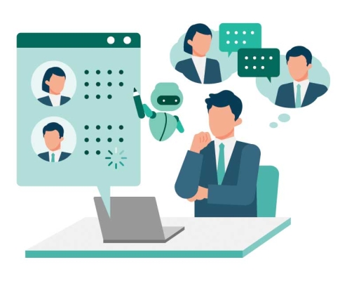 Business team reviewing stalled AI and automation workflows across connected systems
